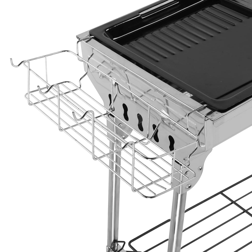 39'' Stainless Steel Charcoal Grill B74414