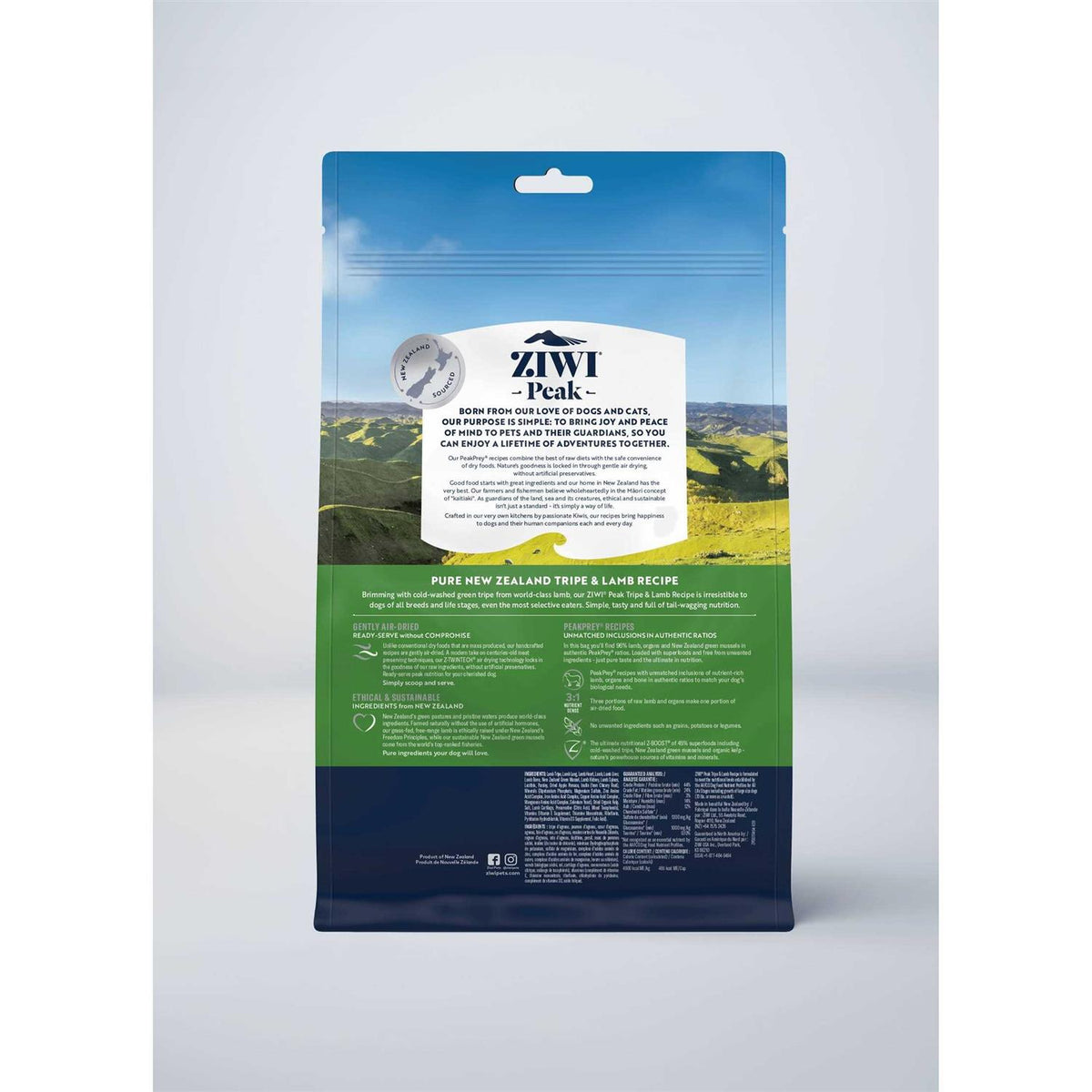 Air-Dried Tripe & Lamb Dog Food T5189
