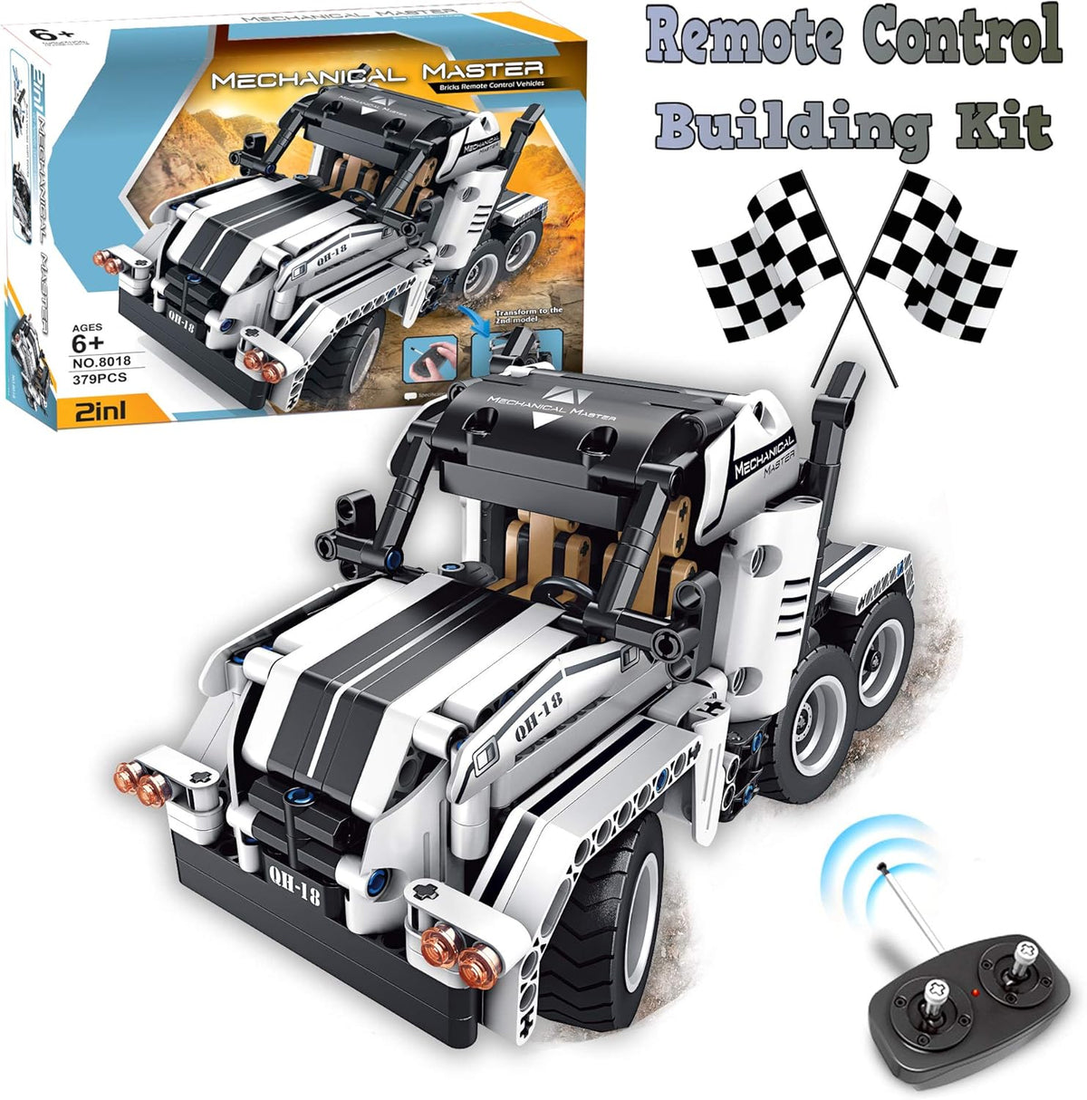 2 in 1 Remote Control Building Toys S169145