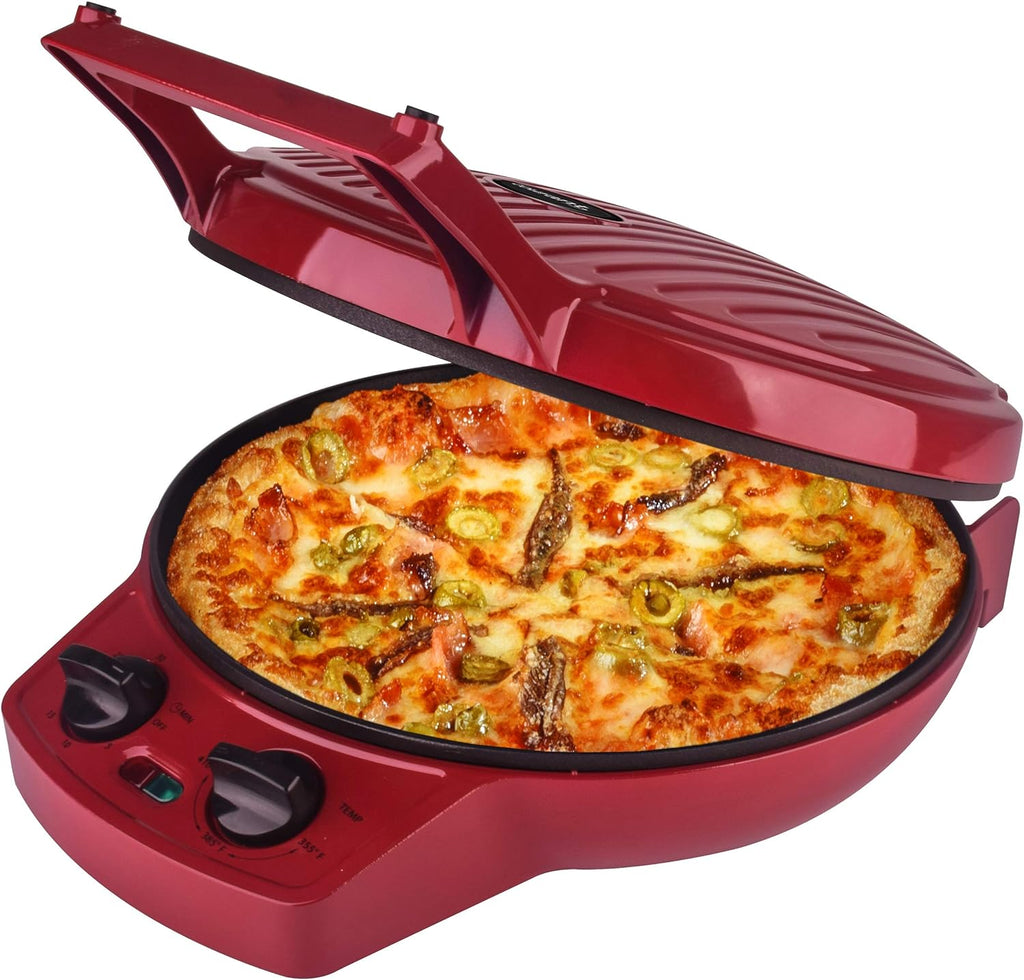 12 Inch Pizza Maker and Calzone Maker with Timer S11662