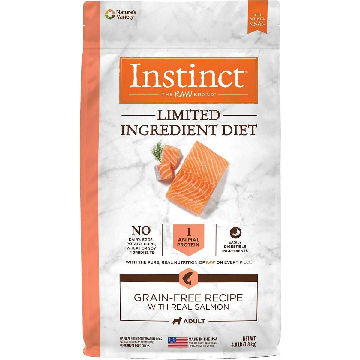 Limited Ingredient Grain-Free Salmon Dry Dog Food D764