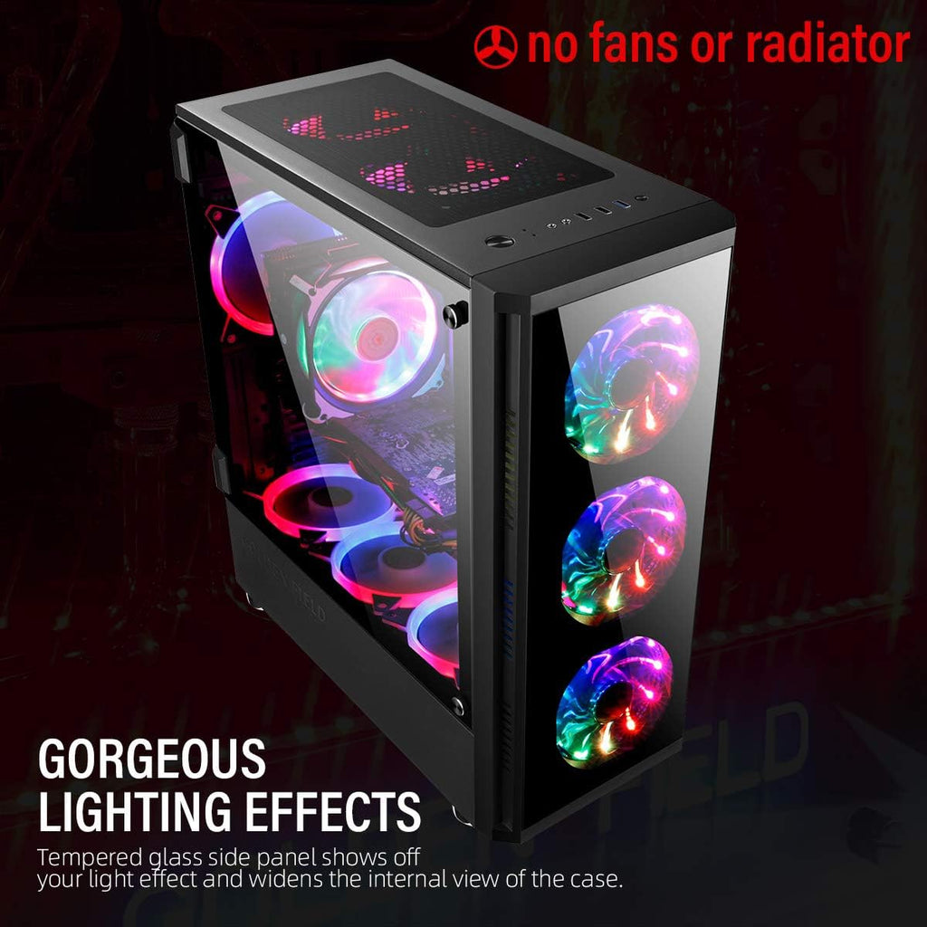 ATX Gaming PC Case with Side Window D77765