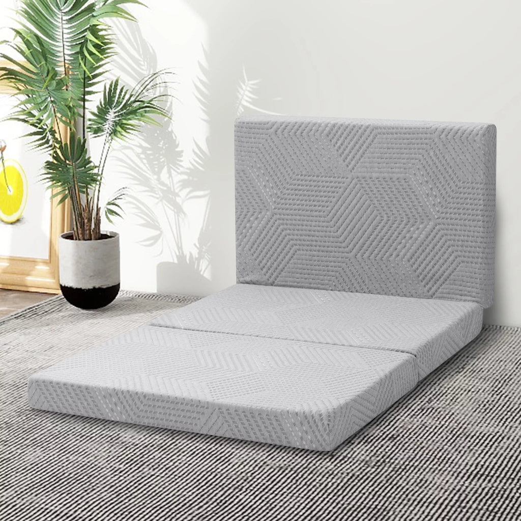 4 Inch Tri Folding Memory Foam Mattress C305470