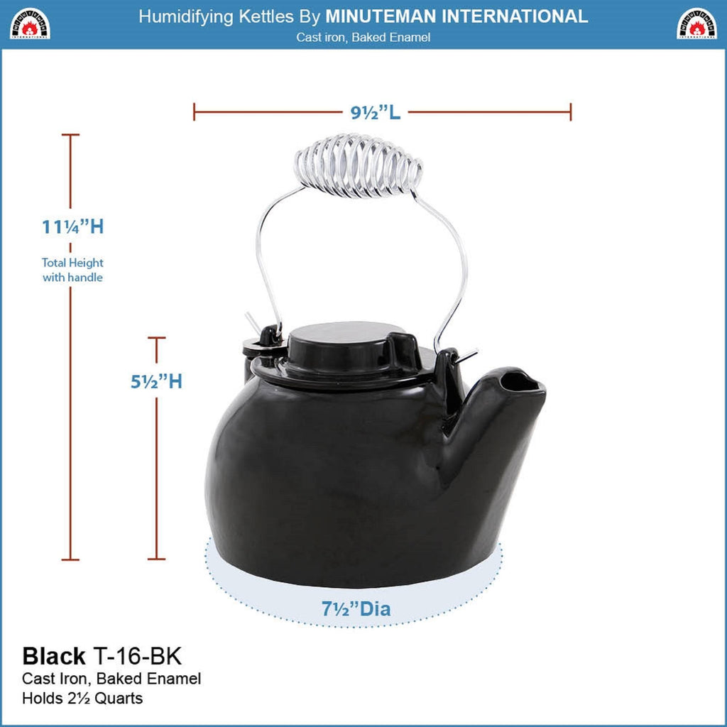 2.5 Quart Cast Iron Humidifying Kettle M359