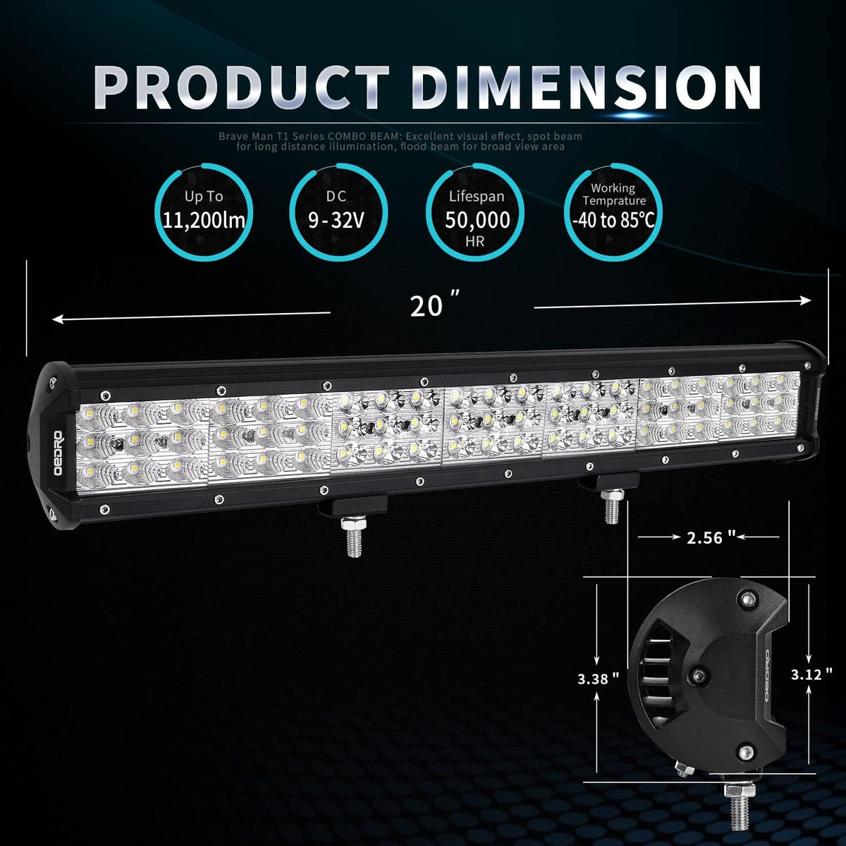 20 Inch 300W LED Light Bar S413984
