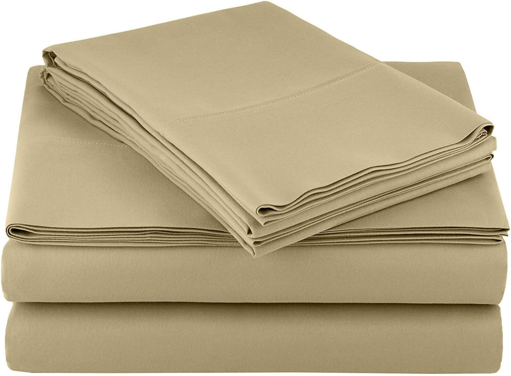Taupe Microfiber 48x75 3/4 Full Bunk RV Sheet Sets D31597
