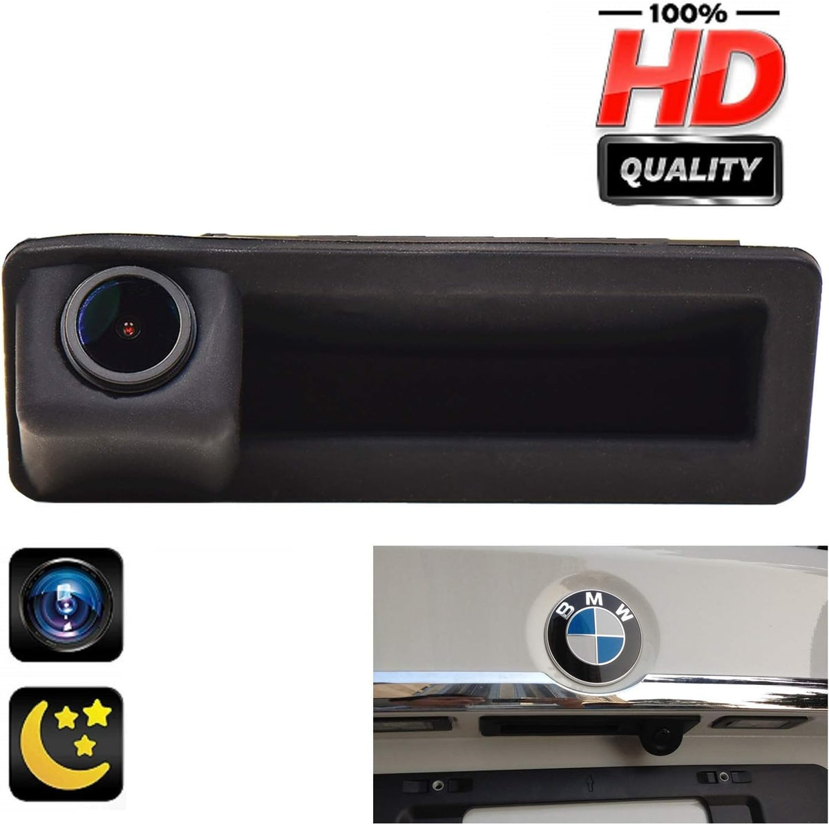 1280x720p Reversing Camera Integrated in Trunk Handle Rear View Backup Camera N12109