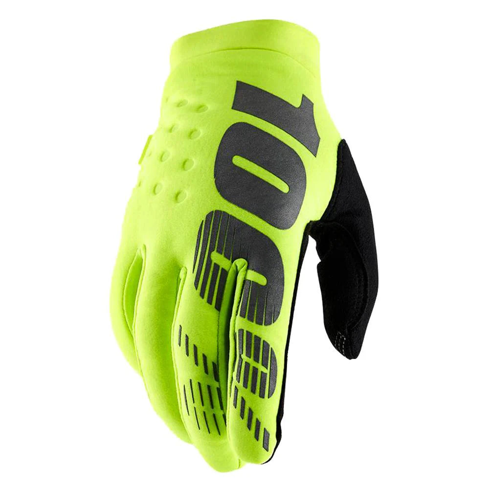 Fluo Yellow Race Gloves A671