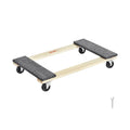 Furniture Dolly 1000 lb Capacity 4 Rolling Wheels Wood Z282143