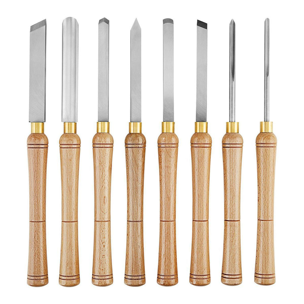 Wood Lathe Chisel Set, 8-Piece Z6089