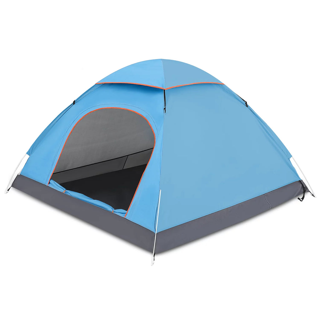 Pop Up Camping Tent with Rain Fly and Carry Bag L2638