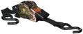 Black 1" x 6' Retractable Ratcheting Tie-Down Strap X8413