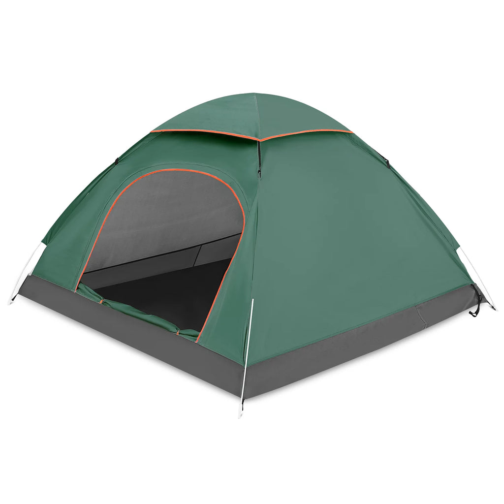 Pop Up Camping Tent with Rain Fly and Carry Bag L2638