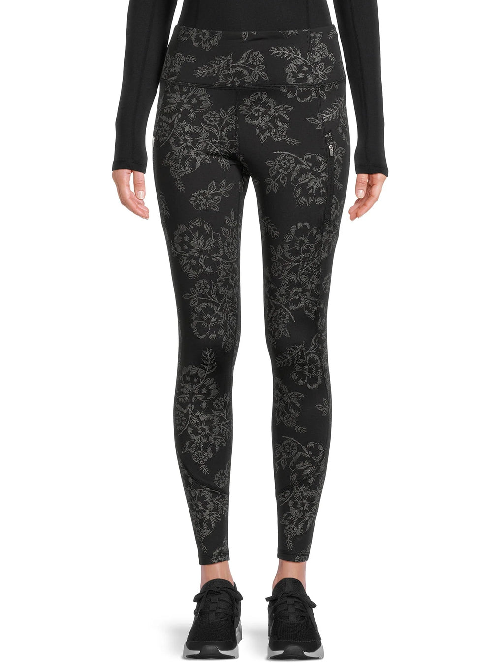 Brushed Leggings with Zipper Pockets S71358