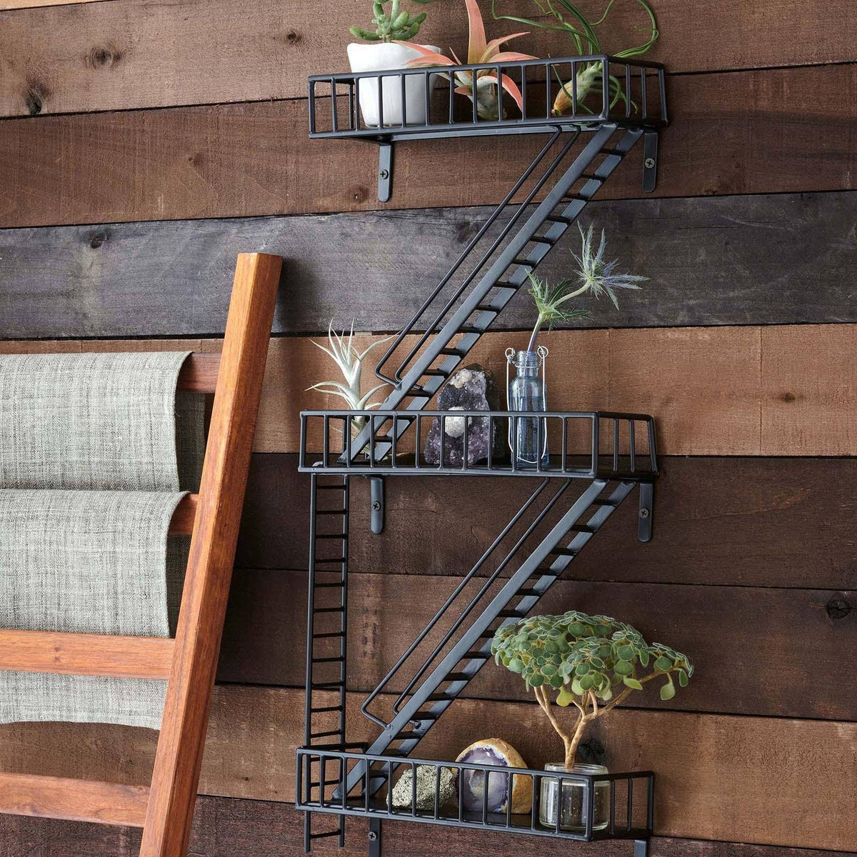 Black Wall Shelf O9748