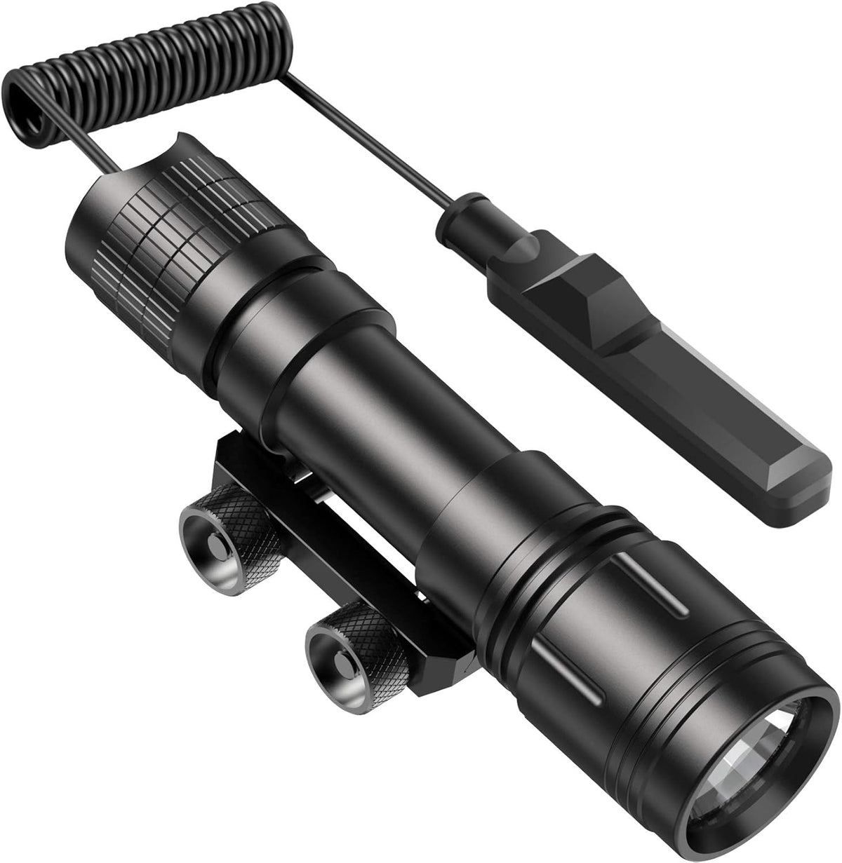1200 Lumen Rail Mounted Tactical Flashlight Matte Black LED R662967