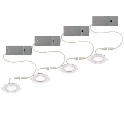 Ultra Slim 3 in. Canless Selectable CCT Integrated LED Recessed Light 550 Lumens Dimmable S74133