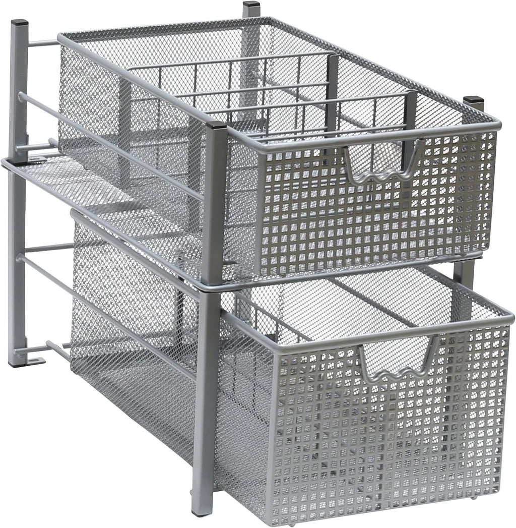 Mesh Cabinet Basket Organizer Q259