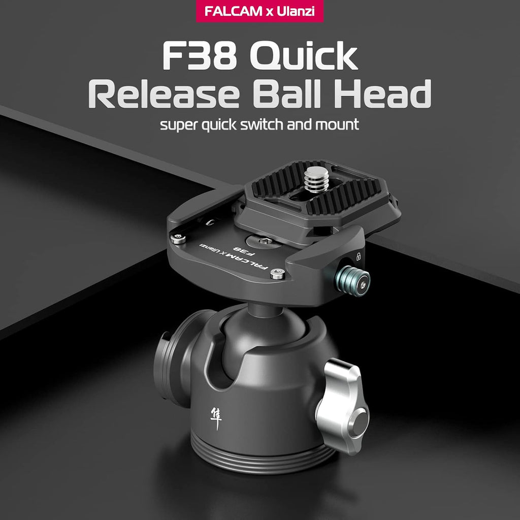 Quick Release Tripod Ball Head with Arca Swiss QR Plate T296