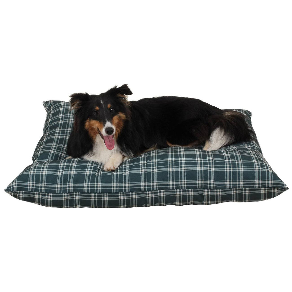 Large Blue Plaid Indoor/Outdoor Pet Bed H299310