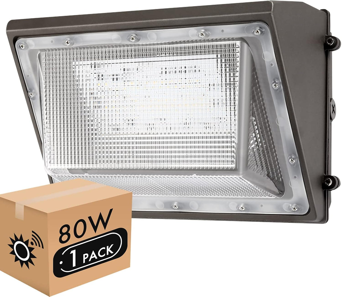 80W LED Wall Pack Light 5000K IP65 Waterproof Y538493