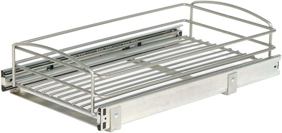 Silver Pull Out Cabinet Organizer R882687