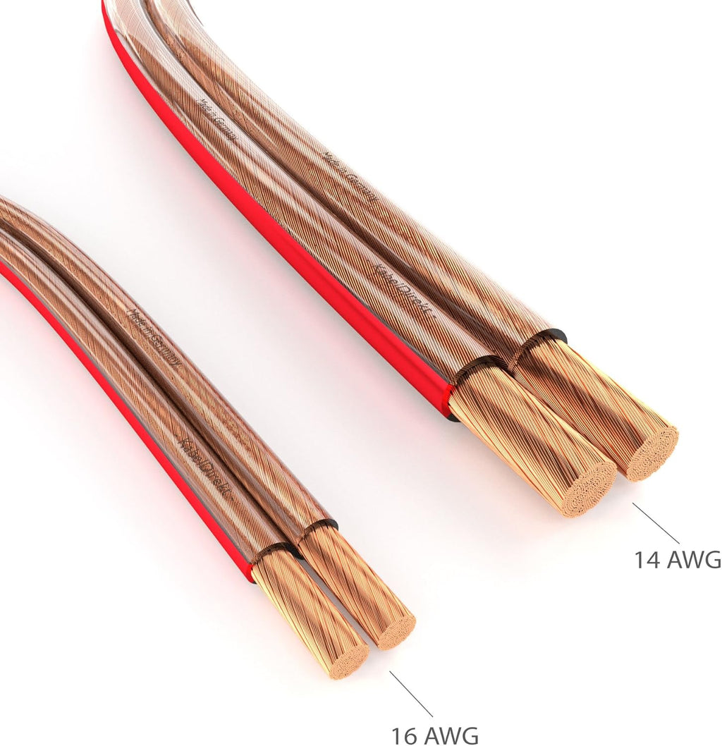 Pure Copper 14 AWG Speaker Wire 100 feet G895