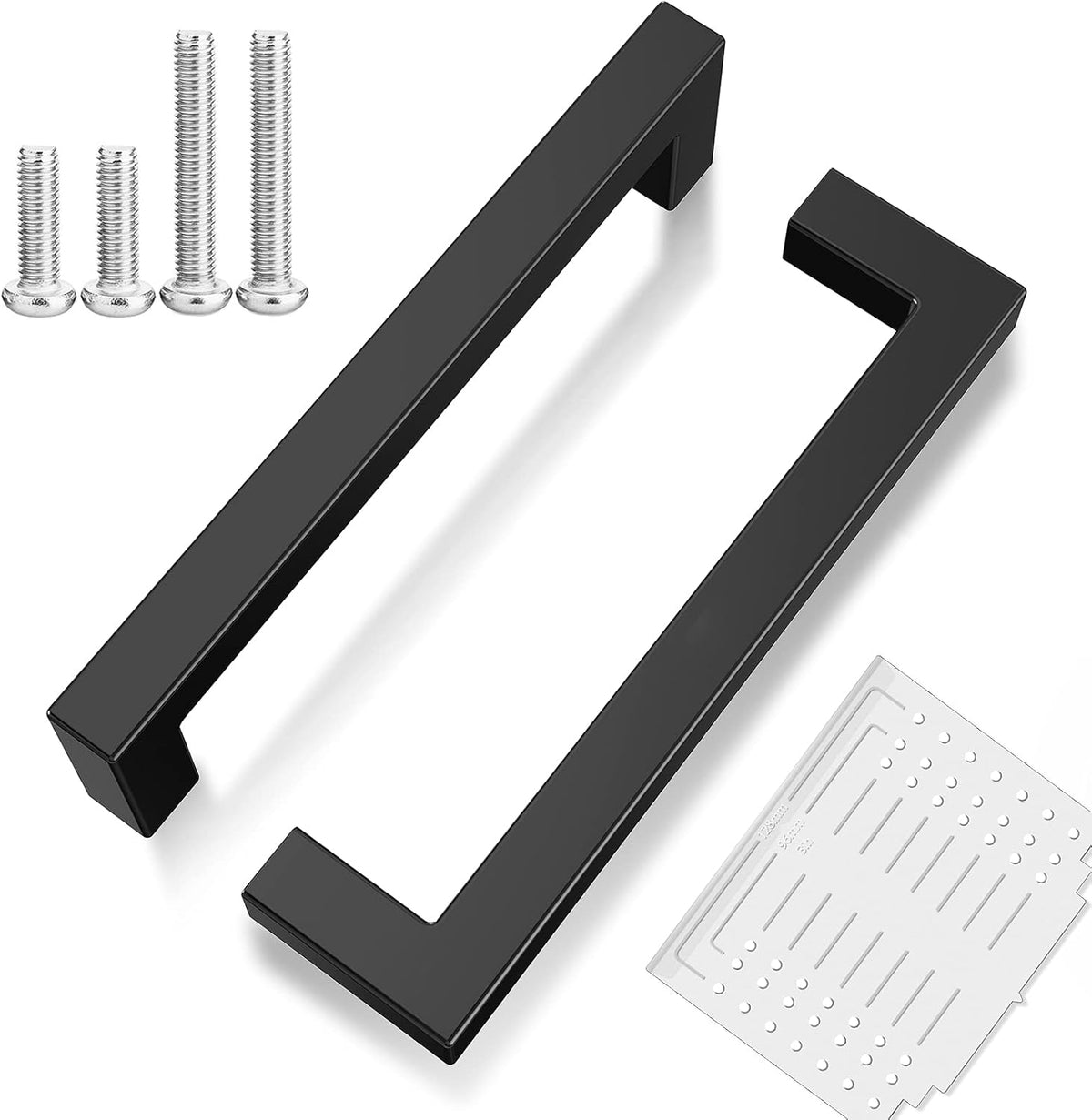 25 Pack 3-3/4 Inch Matte Black Cabinet Pulls H8664