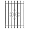36 in. x 54 in. Black 7-Bar Window Guard W660499