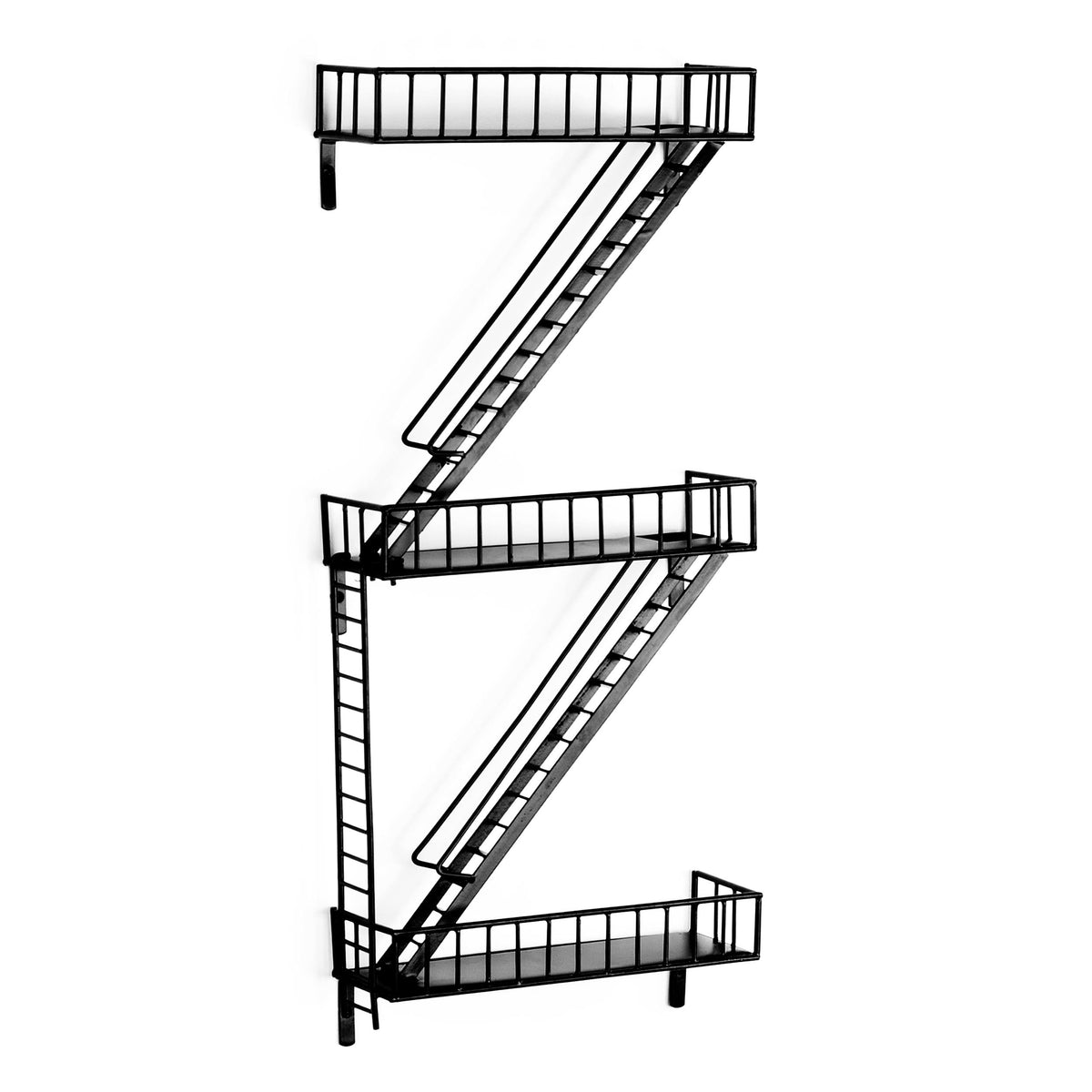 Black Wall Shelf O9748