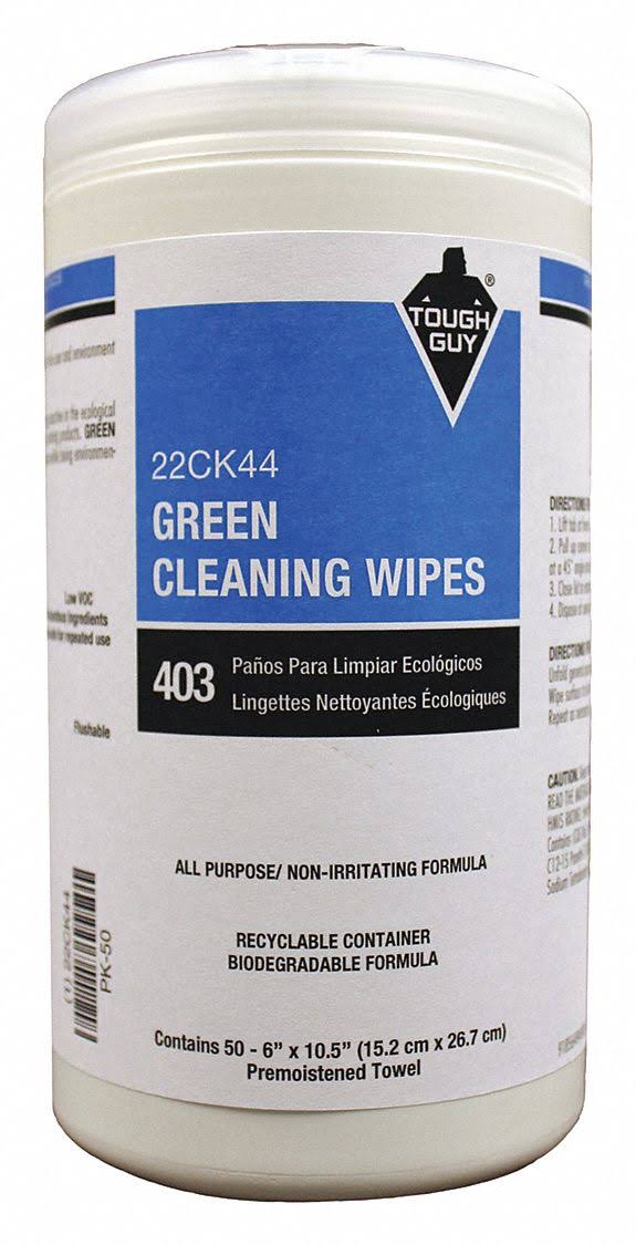 Green Cleaning Wipes Canister J190