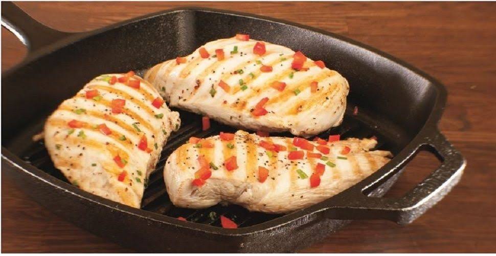Square Cast Iron Grill Pan H630