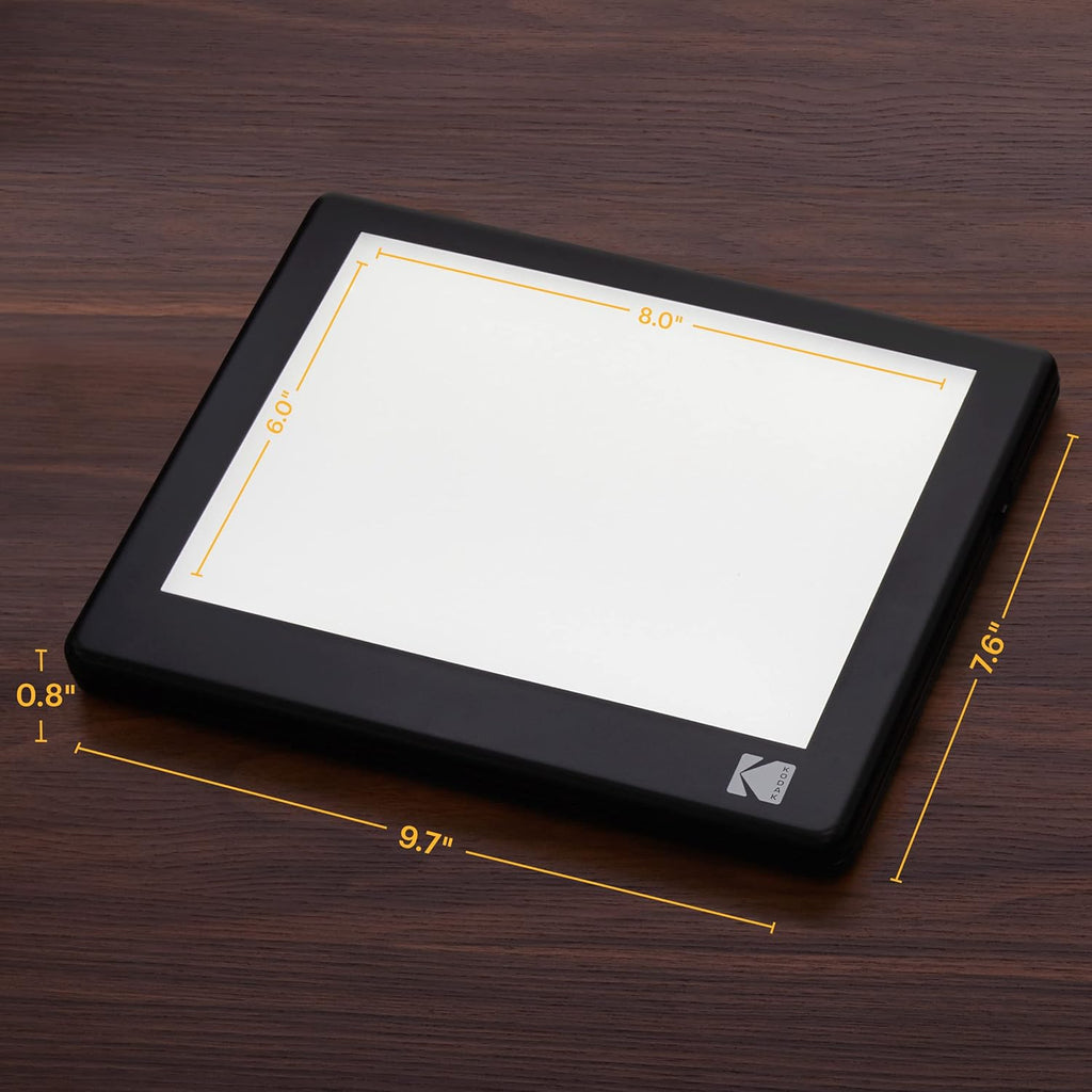 LED Light Box 5”x4” for Negatives, Slides & Films J8429