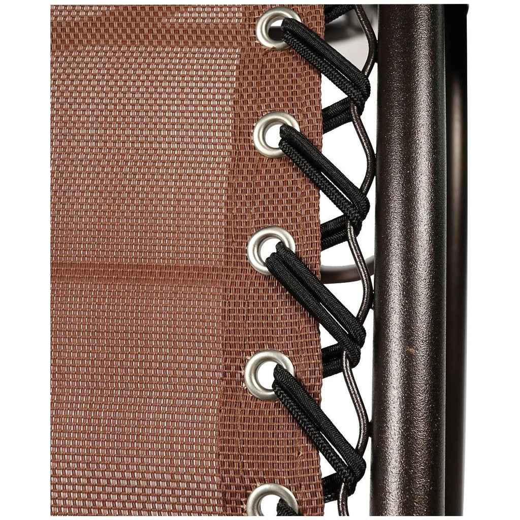 Zero Gravity Folding Chair with Canopy Brown Z481