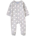 Gray Fleece Footed Baby Body 12 Months A421