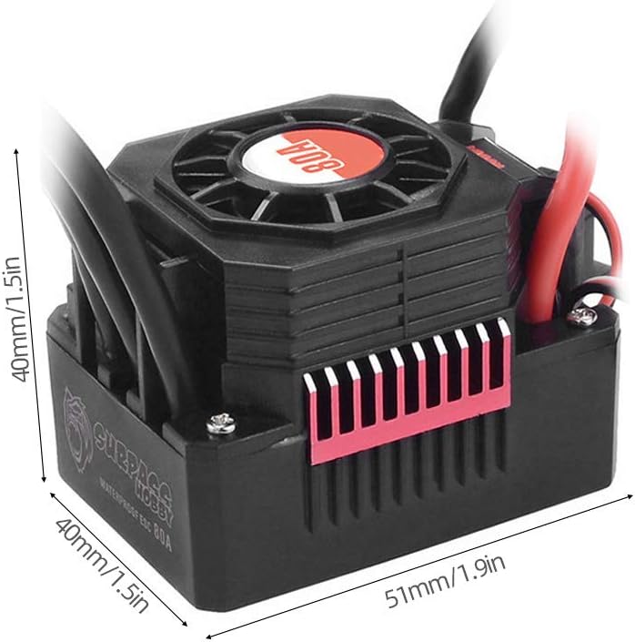 80A Brushless Waterproof Electric Speed Controller Z20463