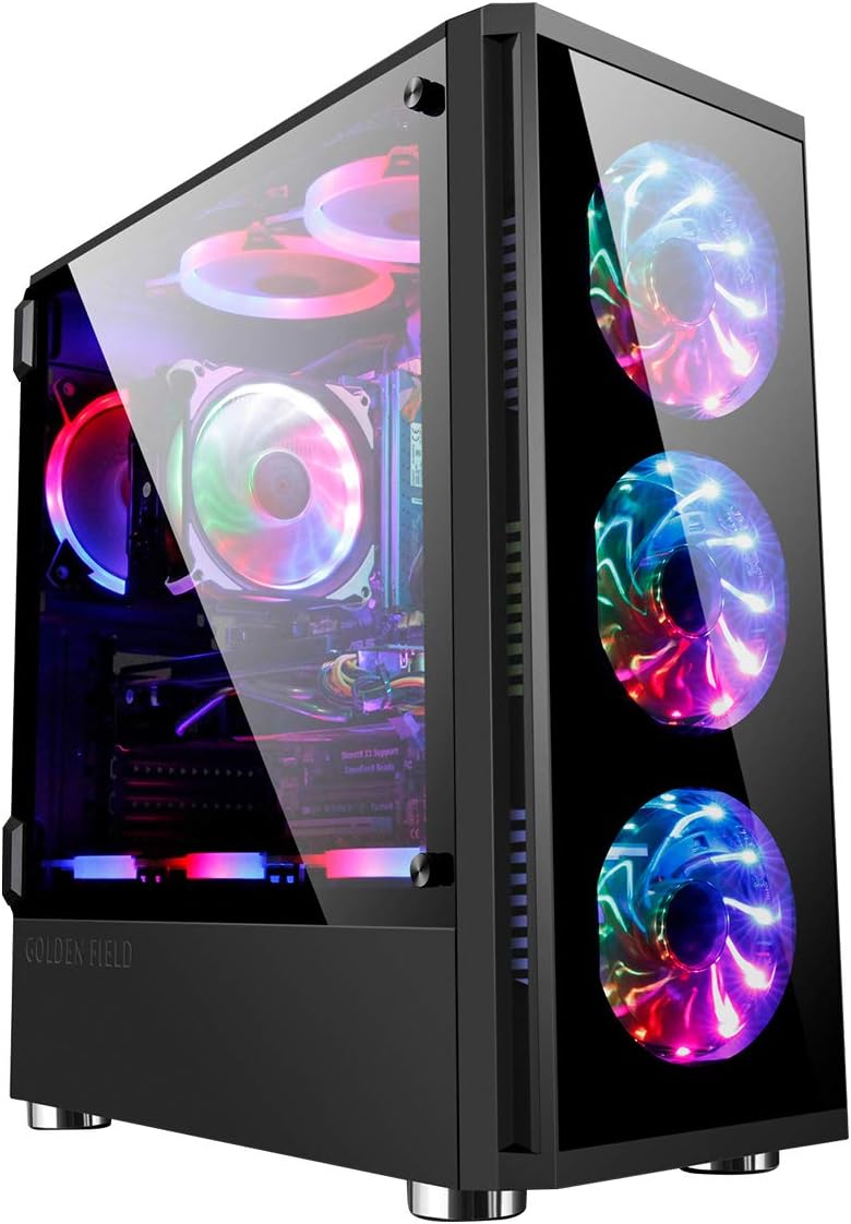 ATX Gaming PC Case with Side Window D77765