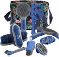 9-Piece Horse Grooming Kit with Waterproof Barrel Bag K36795
