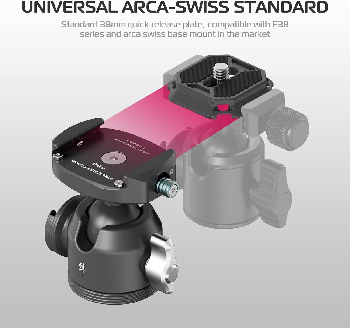 Quick Release Tripod Ball Head with Arca Swiss QR Plate T296