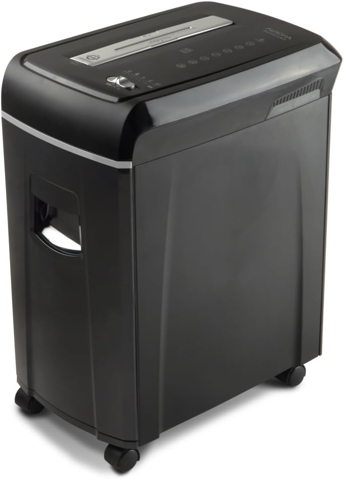 8-Sheet Micro-Cut Paper Credit Card Shredder Black F14963