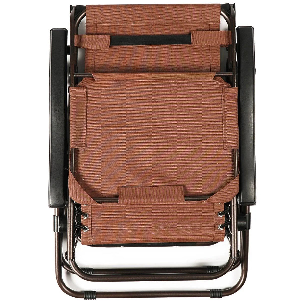 Zero Gravity Folding Chair with Canopy Brown Z481