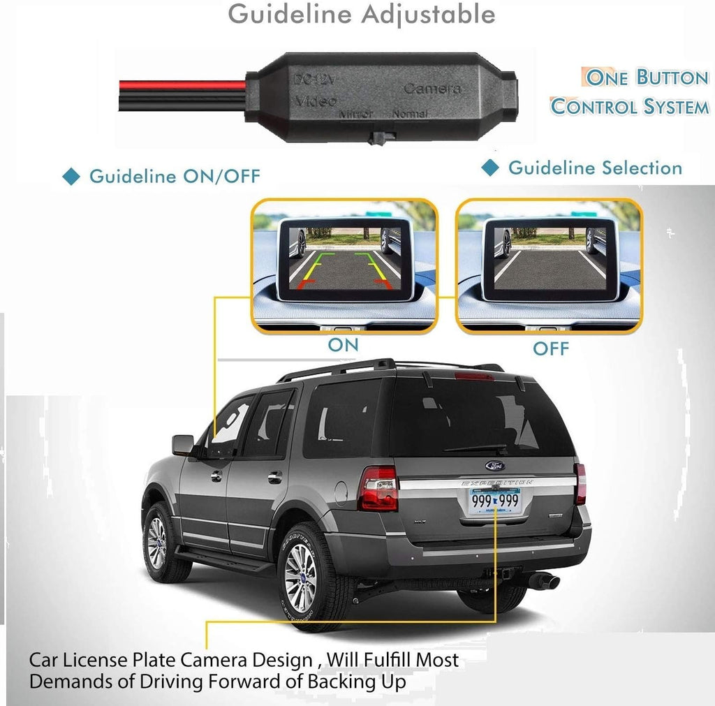 1280x720p Reversing Camera Integrated in Trunk Handle Rear View Backup Camera N12109