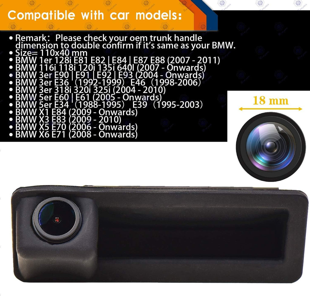 1280x720p Reversing Camera Integrated in Trunk Handle Rear View Backup Camera N12109