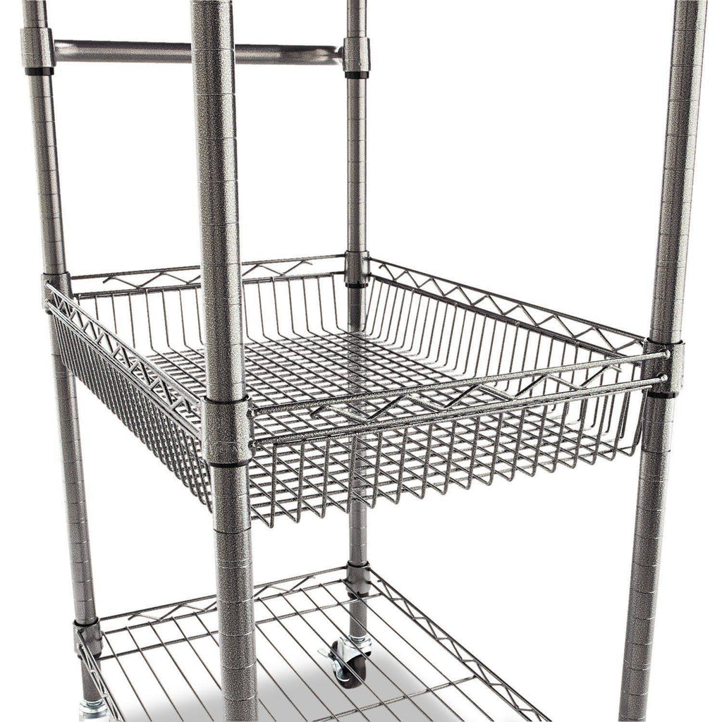 3-Tier Wire Rolling Cart A8689
