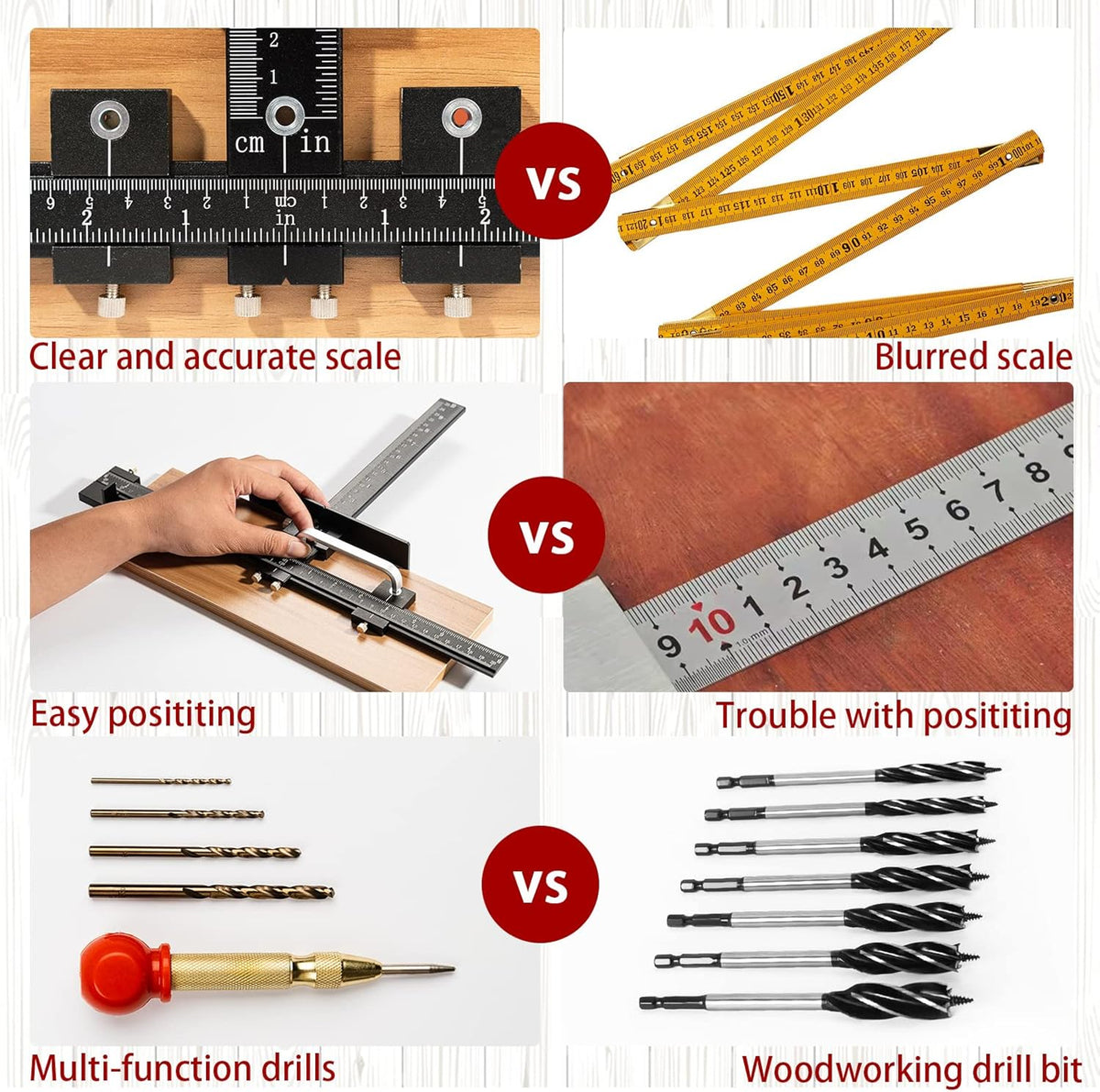Cabinet Hardware Jig Tool Set Aluminum Alloy T4490
