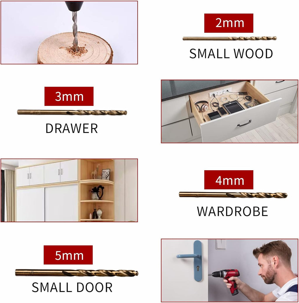 Cabinet Hardware Jig Tool Set Aluminum Alloy T4490