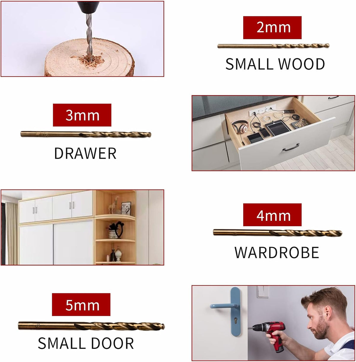 Cabinet Hardware Jig Tool Set Aluminum Alloy T4490