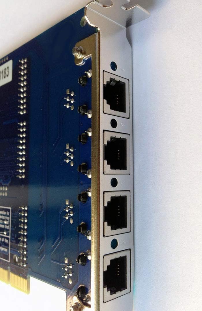 4 Port Analog Voice Card with 4 FXO Ports PCI Card V655