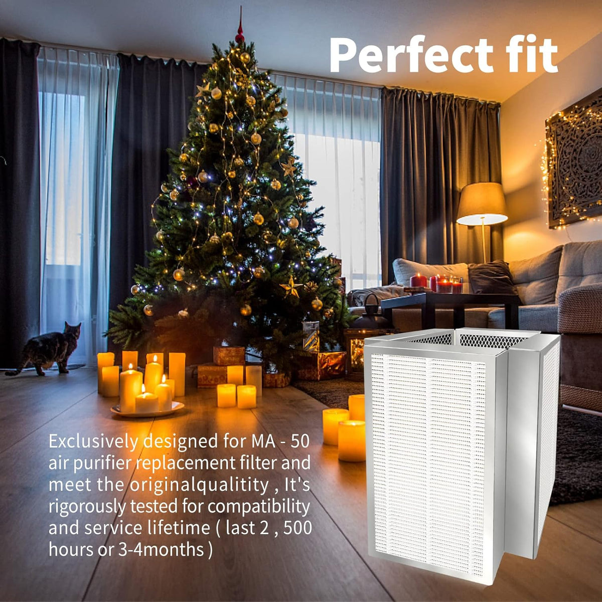 H13 HEPA Replacement Filter Pack of 2 W877767
