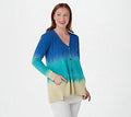 Hand Dyed Button Front Cotton Cardigan X2937